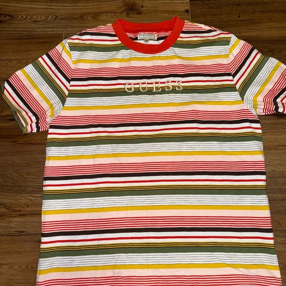 Guess Striped Multicolor T-Shirt - Picture 2 of 4